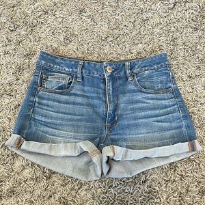 American Eagle High Rise Shortie Short Size 10